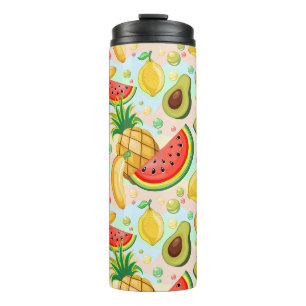 Bouteilles Isothermes Fruits d'été frais Motif