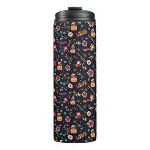 Bouteilles Isothermes Fun Casquette violet Catoween, mignon Citrouille o