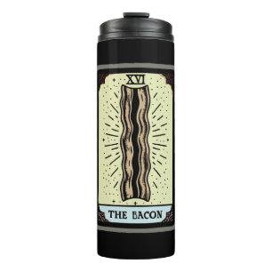 Bouteilles Isothermes Funny Bacon Tarot Card