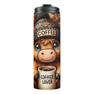 Bouteilles Isothermes Funny Coffee Lover Cow 
