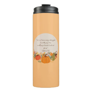 Bouteilles Isothermes Galates 6:9 Récolte Automne Tomate Chouette Citrou
