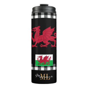 Bouteilles Isothermes Galles patriotiques voyage Mug, Cymru, Drapeau gal