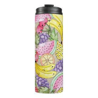 Bouteilles Isothermes Garrafa Térmica Linha Frutas Fun