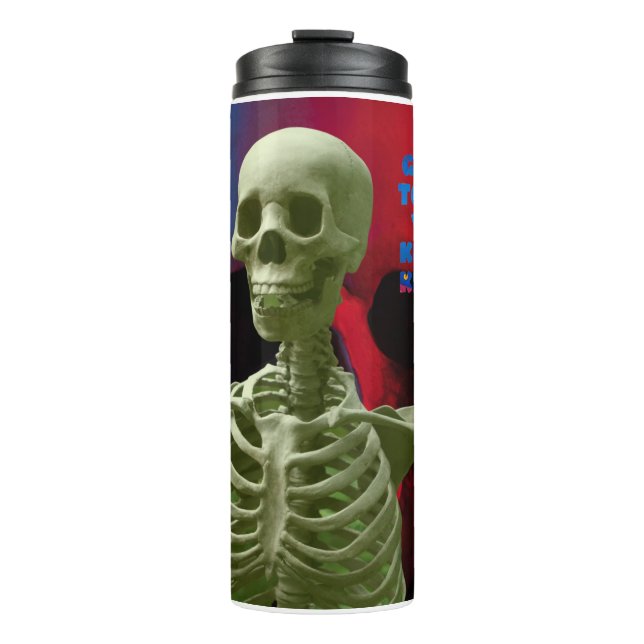 Bouteilles Isothermes Garrafa Térmica Portátil /SKULL (Devant)