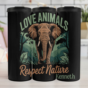 Bouteilles Isothermes Géant doux : L'Embrace d'éléphant