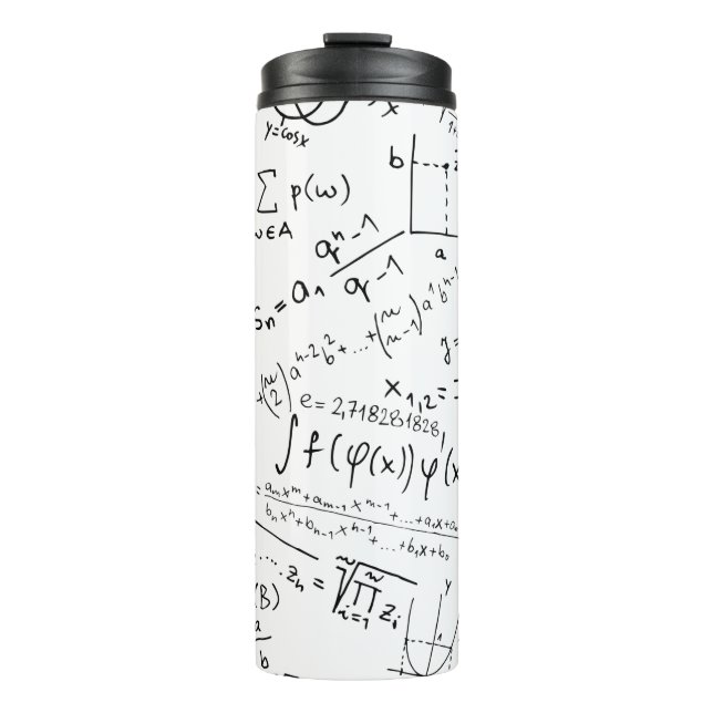 Bouteilles Isothermes Geek mathématique, Motif de résolution de problème (Devant)