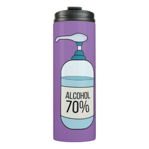 Bouteilles Isothermes Gel désinfectant pour les mains avec 70% d'alcool