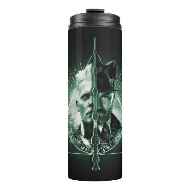 Bouteilles Isothermes GELLERT GRINDELWALD™ contre Dumbledore (Devant)