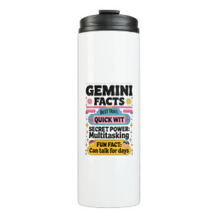 Bouteilles Isothermes Gemini Facts : Quick Wit, Multitâche et Endless