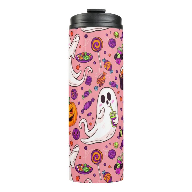 Bouteilles Isothermes Ghost Candy Halloween mignonne à sucré Éffrayant (Devant)