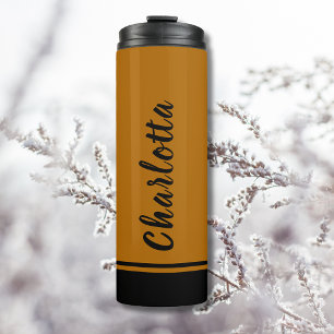 Bouteilles Isothermes Ginger Black   Élégant   Minimal Customisé
