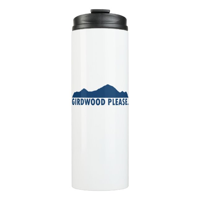 Bouteilles Isothermes Girdwood Alaska S'il vous plaît (Devant)
