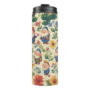 Bouteilles Isothermes Gnome a flower motif design