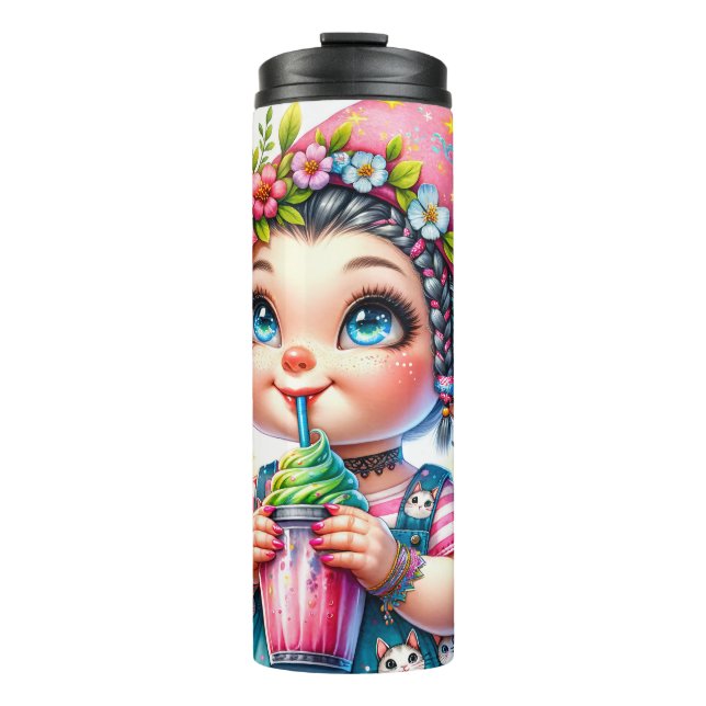 Bouteilles Isothermes Gnome - Paruline thermique (Devant)