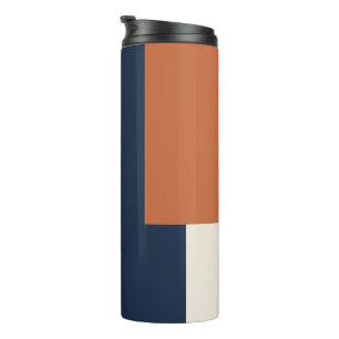 Bouteilles Isothermes Gobelet Moderne Esthétique Abstrait Bloc de Couleu