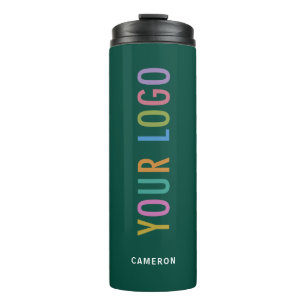 Bouteilles Isothermes Gobelet Thermique Vert Isolant Logo de l'Entrepris