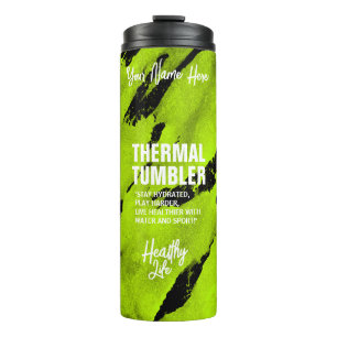 Bouteilles Isothermes Gobelet Thermique Vert Noir Brosse