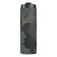 Golden Ginkgo : Luxueux Déco Floral.