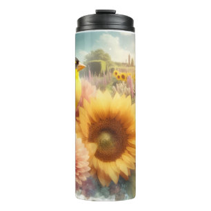 Bouteilles Isothermes Goldfinch Songbird Rustique Jardin Thermal Tumbler