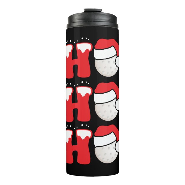 Bouteilles Isothermes Golf Noël Père Noël Vêtements Noël (Devant)