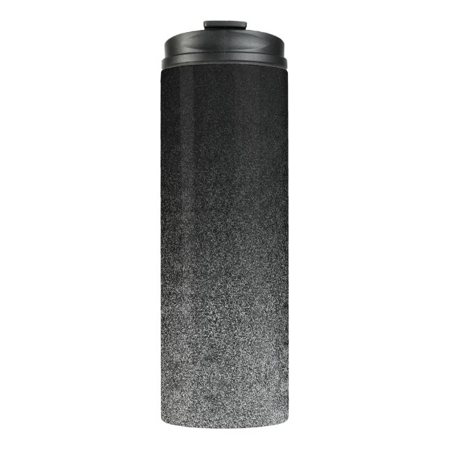 Bouteilles Isothermes Gradient de Parties scintillant noir et argent per (Devant)
