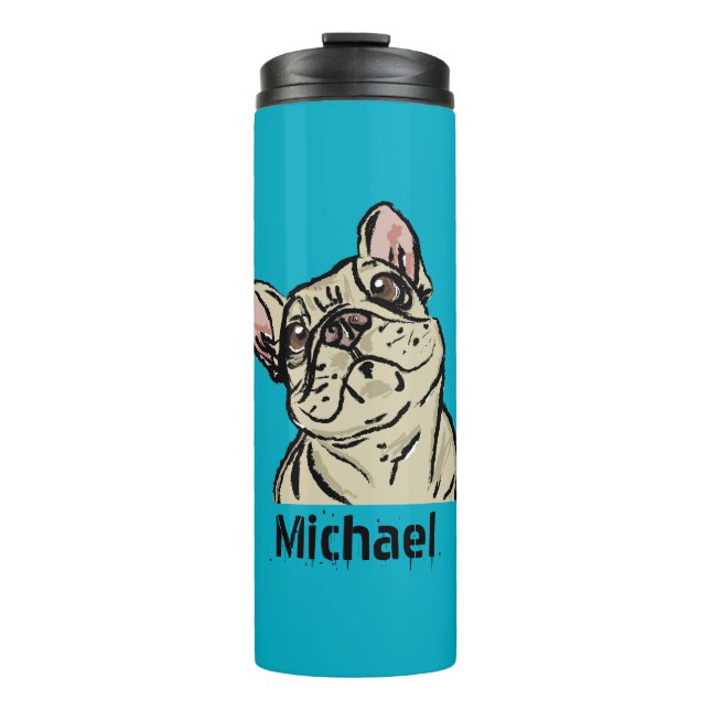 Bouteilles Isothermes Graffiti French bulldog (Devant)