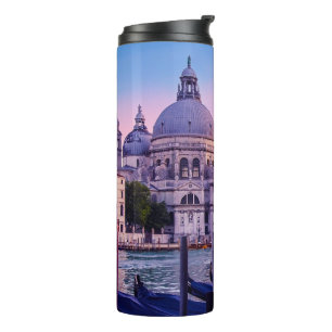 Bouteilles Isothermes Grand Canal avec gondoles et église à Venise