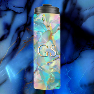 Bouteilles Isothermes Grand monogramme ou nom sur Opal