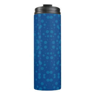 Bouteilles Isothermes Grand mug de voyage bleu avec un couvercle noir