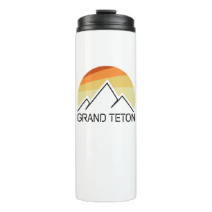 Bouteilles Isothermes Grand Teton Wyoming Retro