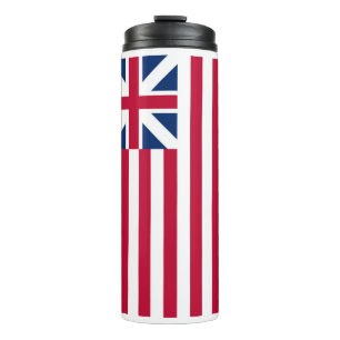 Bouteilles Isothermes Grand Union, 1er drapeau des États-Unis d'Amérique