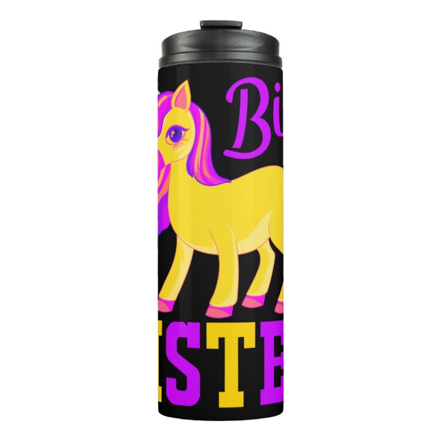 Bouteilles Isothermes Grande soeur licorne magique (Devant)