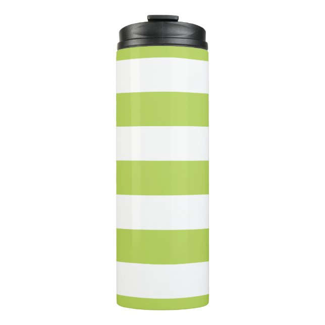 Bouteilles Isothermes Grandes Tailles Vertes, Grandes Tailles Blanches,  (Devant)