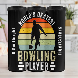 Bouteilles Isothermes Graphique du joueur de Bowling le plus Okayest du 
