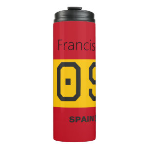 Bouteilles Isothermes Graphique personnalisé d'athlète de football natio