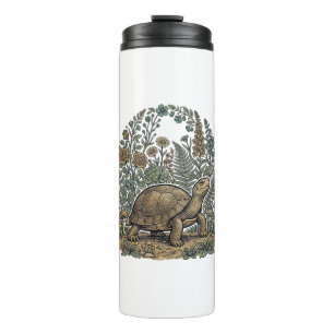 Bouteilles Isothermes Gravure vintage tortue jardin botanique