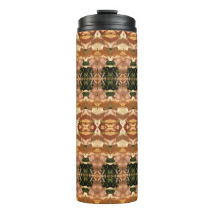 Bouteilles Isothermes Green & Amber Ikat 9