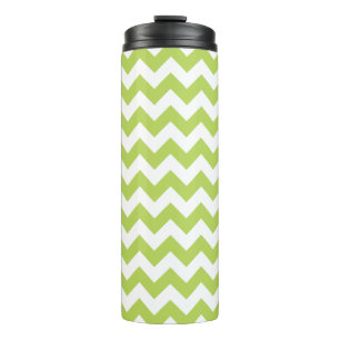 Bouteilles Isothermes Green Zigzag, Green Chevron, Motif géométrique