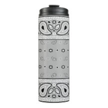 Grey Grey Bandana Paisley Country Hip hop Cowboy