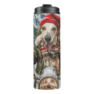 Bouteilles Isothermes Greyhound Chien équitation Moto Noël