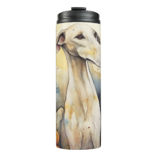 Bouteilles Isothermes Greyhound Halloween avec citrouilles effrayant