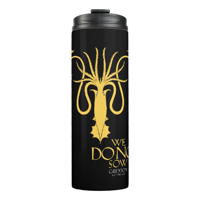 Bouteilles Isothermes Greyjoy Sigil - Nous ne semons pas (Devant)
