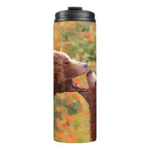 Bouteilles Isothermes Grizzly Bear Mom and Cub Painting - Wildlife Art
