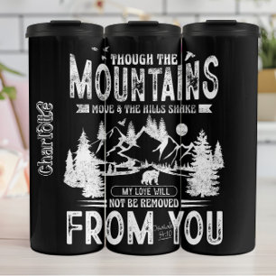 Bouteilles Isothermes Grunge Mountain Scripture Love Design