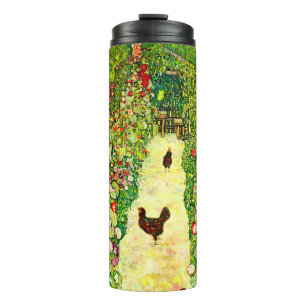 Bouteilles Isothermes Gustav Klimt Garden with Chickens