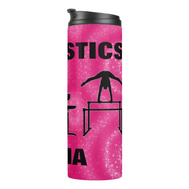 Bouteilles Isothermes Gymnastique Étincelle Rose (Tourné sur la droite)