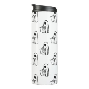 Bouteilles Isothermes Halloween, Blancs Fantômes, Tricoter Ou Traiter, B