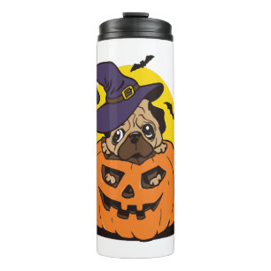 Bouteilles Isothermes Halloween Chien citrouille, Drôle chien d'Hallowee