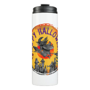 Bouteilles Isothermes Halloween Design Happy Halloween sorcière