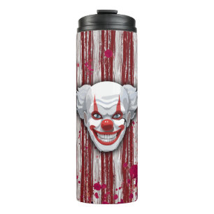 Bouteilles Isothermes Halloween du Carnaval de Clown déplaisant